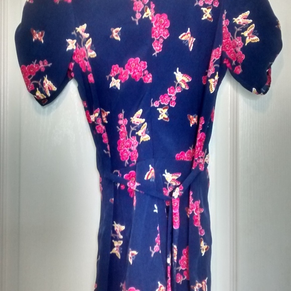 Trollied Dolly Blue Butterfly Tea dress - Picture 6 of 7